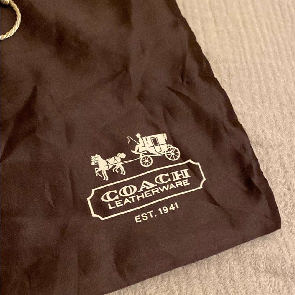 Coach Dark Brown Drawstring Bag - Picture 2 of 5